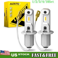 Auxito H3 Led Fog Light Bulb Conversion Kit Super Bright Canbus Yellow 110set