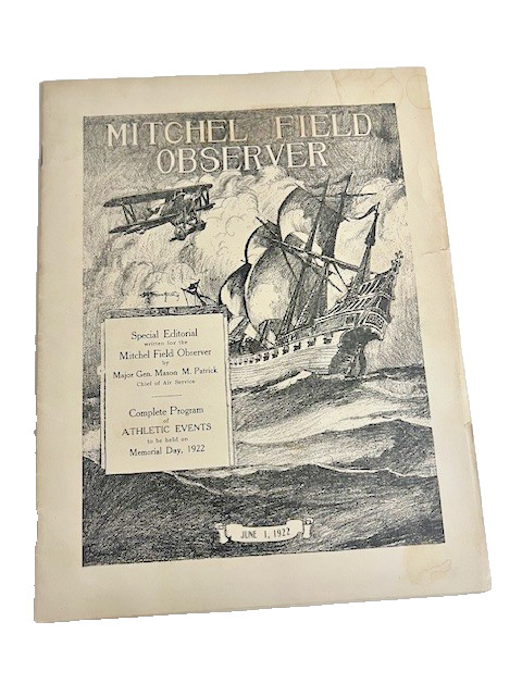 1922 MITCHEL FIELD OBSERVER MAGAZINE MEMORIAL DAY AERIAL SHOW PROGRAM - #1147