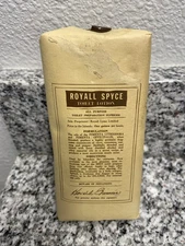 Vintage Royall Spyce by Royall Lyme Limited Toilette Lotion 4oz All Purpose Rare