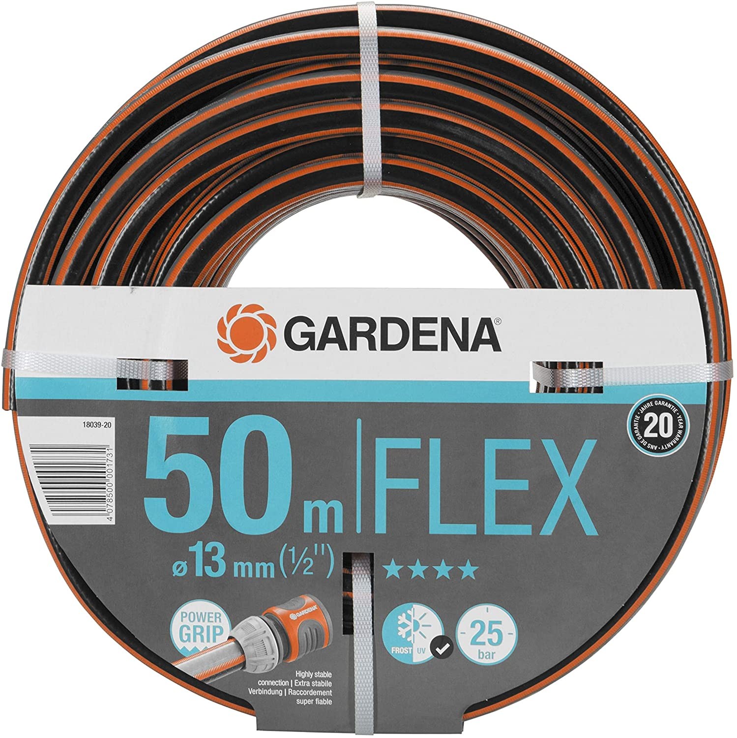 Tuyau arrosage Gardena Comfort Flex 13mm 50m anti-pli flexible
