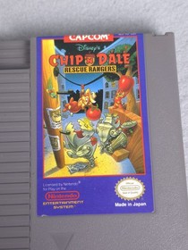 Disney's Chip 'N Dale: Rescue Rangers (Nintendo NES, 1990) Tested - Authentic