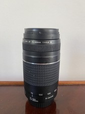 Canon EF 75-300mm f/4-5.6 III Telephoto Zoom Lens.