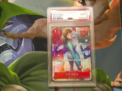 PSA 10 One Piece TCG Premium Booster The Best #OP05-010 Nico Robin Card Japanese