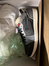 Jordan Air Jordan 1 Low Mens Black/Gray Color...