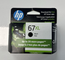 HP 67 XL Black Ink Cartridge Exp jan 2027