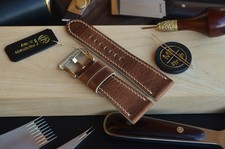 27 mm Cinturino artigianale Pam Italy Leather Strap Crazy Horse pull-up Vintage