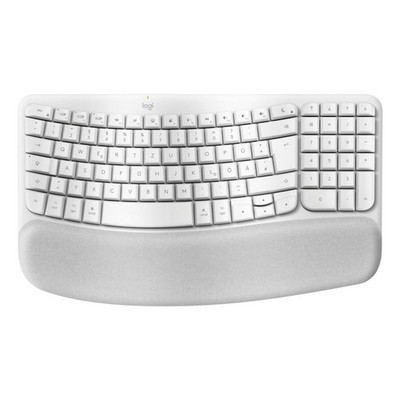 Logitech Wave Keys Weiß RF Wireless Tastatur Bluetooth Keyboard
