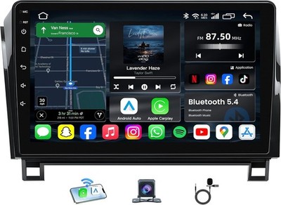 10'' 32G Android Auto Carplay for Toyota Tundra 2007-2013; Sequoia 2008-2018