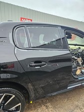 2025 PEUGEOT 208 GT DRIVERS SIDE REAR DOOR BLACK