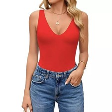 2XL Size 14/16 NEW Red Bodysuit - Stretch Fit CLEARANCE SALE