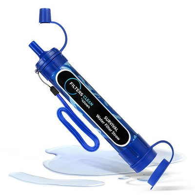 #ad #ad Filters Clean Survival Water Filter Straw – 0.1 Micron Portable Personal... $9.99