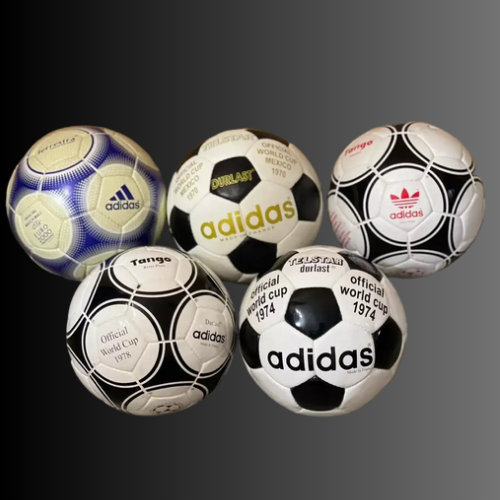 Adidas Fifa World Cup Historical Official Match Ball,Set of 5,Size
