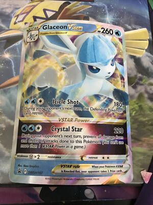 Oversized | Glaceon VSTAR | JUMBO Card SWSH197 Black Star Promo Pokmon TCG  | eBay