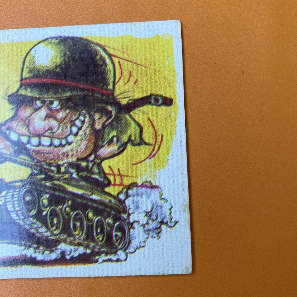 ODD RODS Donruss Sticker Card #26 Lets Drag Hog 1969-1973 Vintage Hot Rod RARE - Image 3 of 4