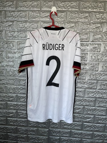 Rudiger Germany Jersey 2020 Home Large Shirt Soccer Adidas EH6105 | eBay