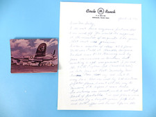 Paul C Murphy Jr WW2 Ace. Signed Photo and Signed Letter
