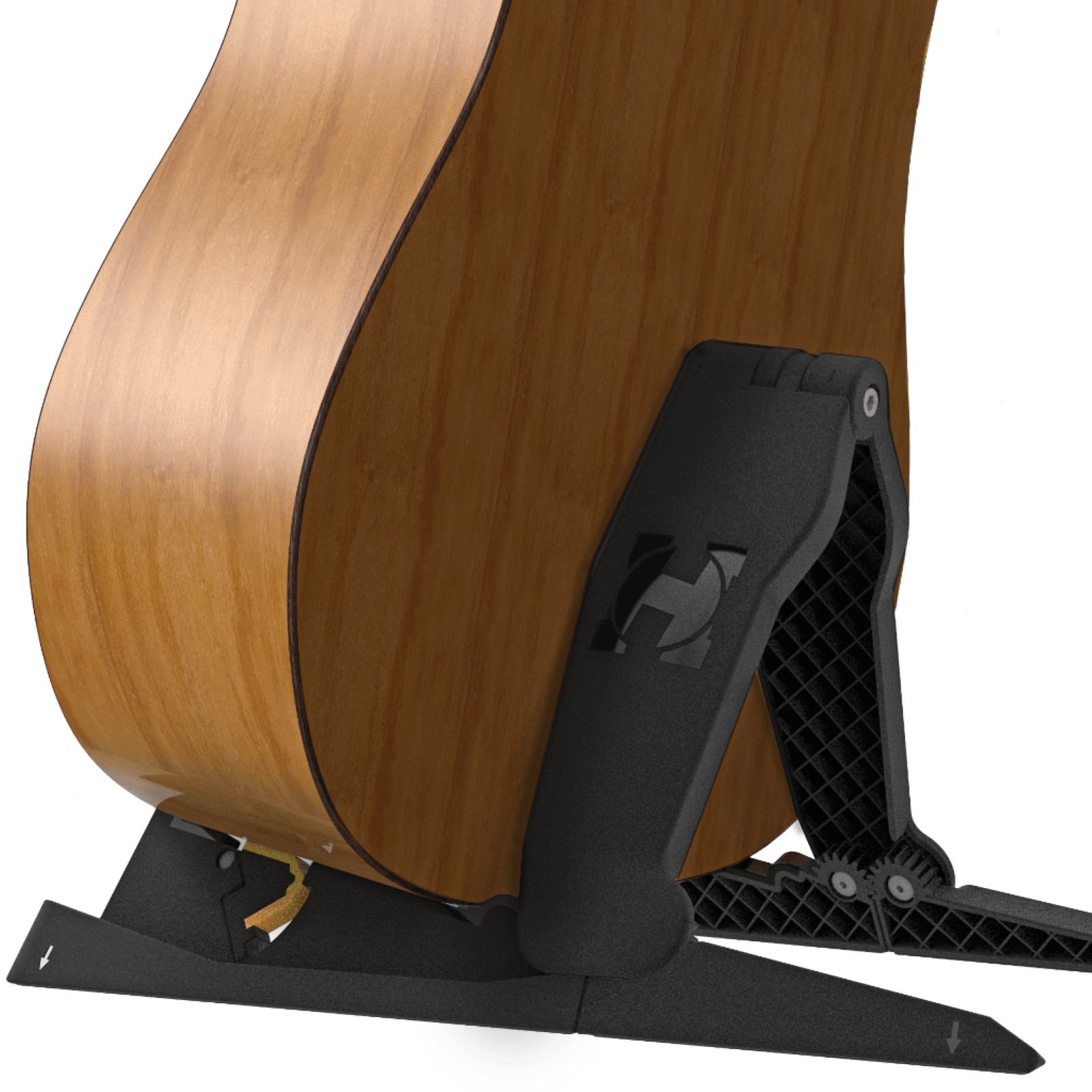 Hercules EZPack Supporto per Chitarra Acustica ed Elettrica Leggero Compatto foto 2