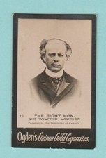 SIR  WIFRED  LAURIER  -  OGDENS  GUINEA  GOLD  -  1901
