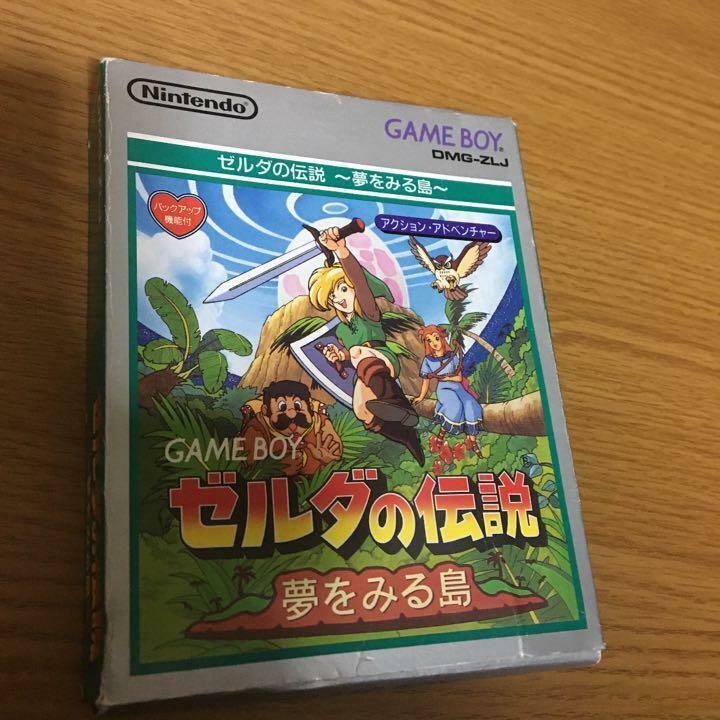 Nintendo Gameboy GB Legend of Zelda box Links Awakening From Japan