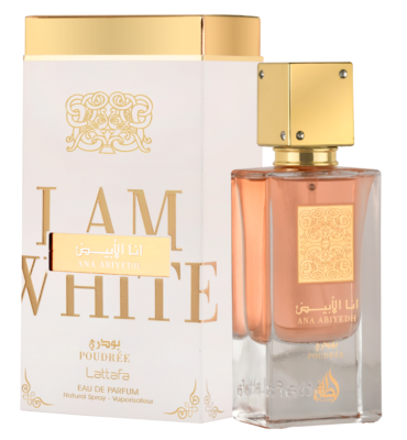Ana Abiyedh Poudree by Lattafa 60ml Spray - Free Express Shipping