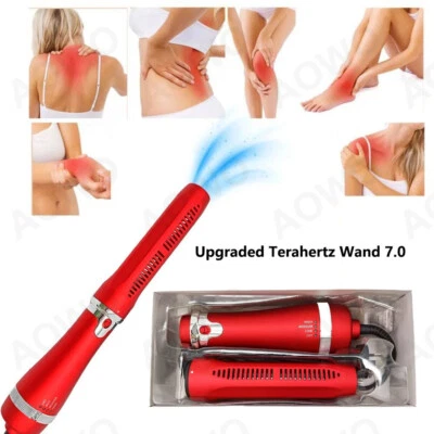 AOWO Pro 7.0 Miracle Terahertz Blower Tera Hertz Thz Wand Pain Therapy Optical Quart