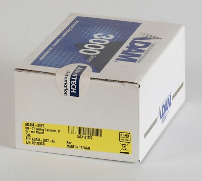 ADAM-3937 screw terminal board  schraub klemm platine din schiene ADVANTECH 