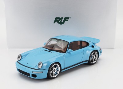 Almost-Real 1/18 Porsche 911 964 RUF CTR 2017 Bavarian Sky Blue ALM880302