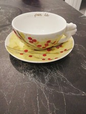 TAZZA GRANDE THUN SERIE BACCHE THE LATTE CAPPUCCINO CAFFÈ AL VOLO COFFE CIOCCOLA