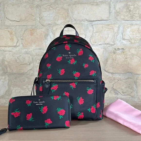 Kate spade rose best sale backpack