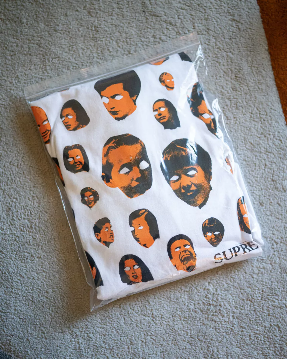 SUPREME FACES L S TEE SIZE M WHITE eBay