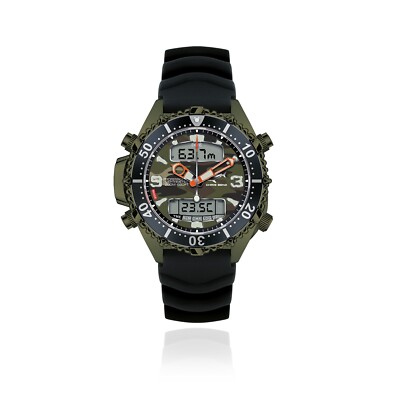 CHRIS BENZ DEPTHMETER DIGITAL 200M SPECIAL EDITION Chamäleon mit Band in Schwarz