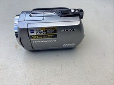 Sony Handycam DCR-SR52 Compact Digital Video Camcorder Silver parts untested