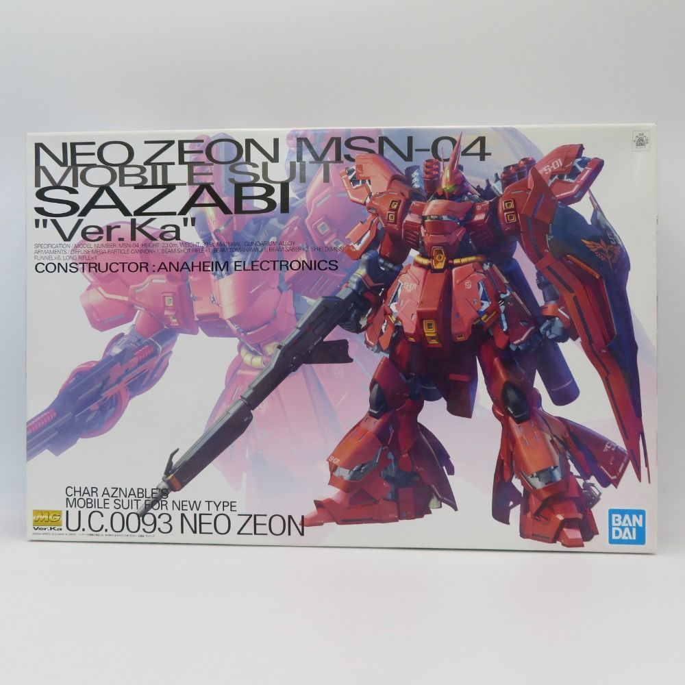 Gundam 1/100 MG Neo Zeon MSN-04 Sazabi Ver. Ka Mobile Suit Model