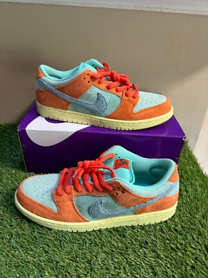 Nike SB Dunk Low Pro PRM Emerald Rise Noise Aqua Men's Size 10.5  DV5429-800 NEW
