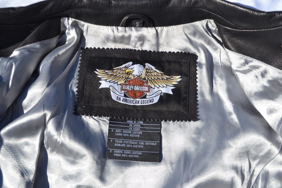 Harley Davidson leather jacket 103819 Black | eBay