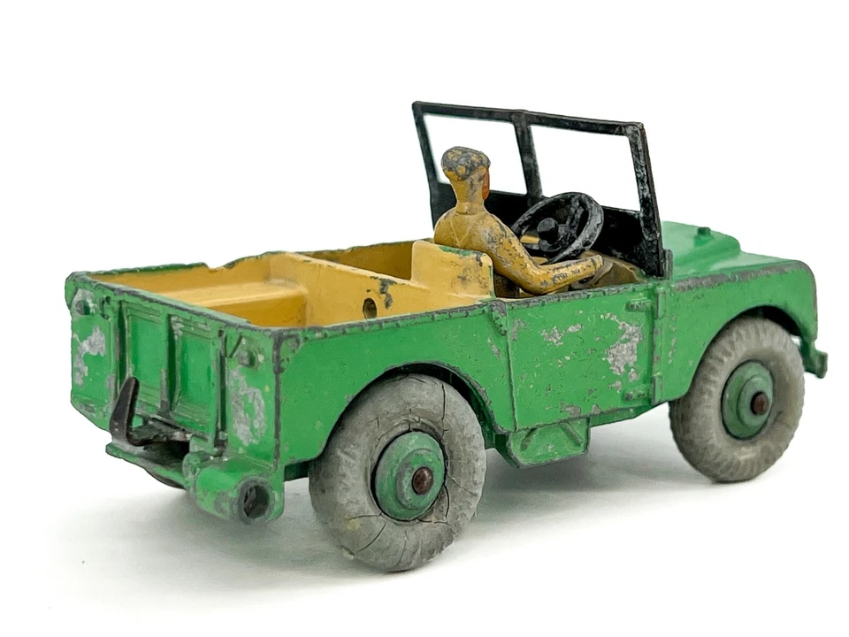 1954 Dinky Toys #340/341 Green Land Rover & Trailer Man Cave Diecast Steel WOW! - Image 4 of 4