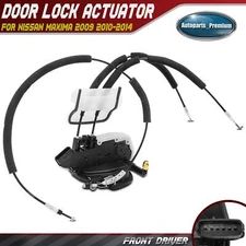 Front Left Door Lock Actuator with Cable for Nissan Maxima 2009-2014 80501ZY80A