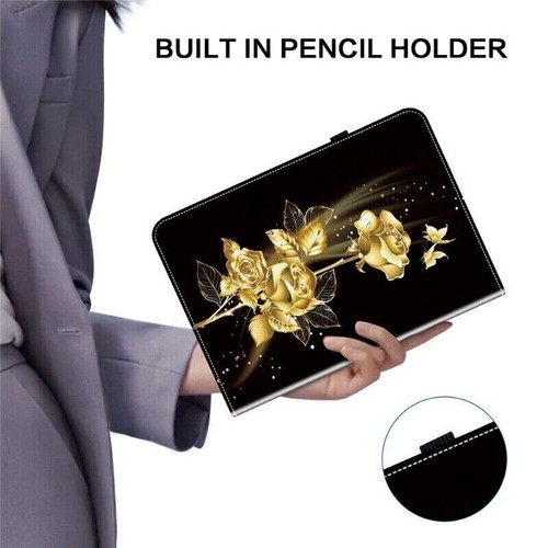 Tiger Flower Tablet Case For iPad 11 10 9 8 7 6 5 Mini 3 4 5 6 7 Pro Air 1 2 - Picture 34 of 61