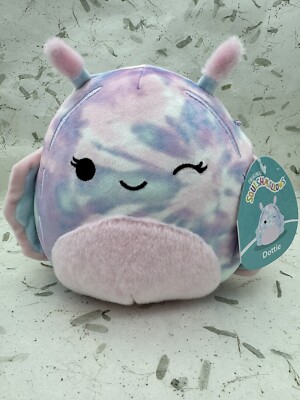 Squishmallow 7.5 - 8'' Dottie Sea Slug Pastel Tie Dye Winged Sea Life Plush BNWT