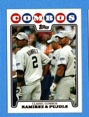 2008 Topps Update Gold Foil #UH136 Albert Pujols/Hanley Ramirez Cardinals/Marlin