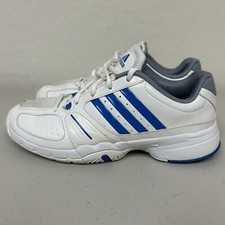 Adidas Barricade Team 2 Women's Tennis Sneakers G64798 Size 8 White Blue -Clean 
