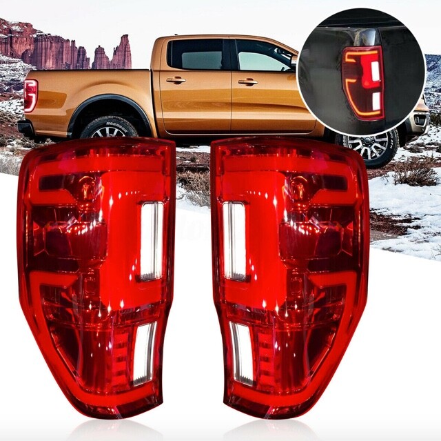 LED Rear Tail Light Brake Lamp Assembly for Ford Ranger Raptor T6 T7