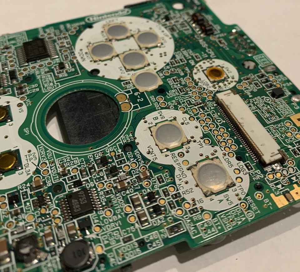 GBA SP DPad A B Button Switch Tactile Replacement D-Pad Gameboy Advance SP x6 - Image 2 of 4