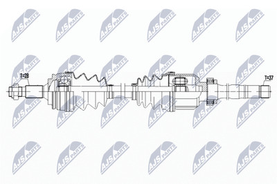 NTY Antriebswelle NPW-CT-091 für CITROËN OPEL PEUGEOT