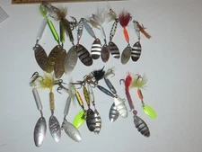 Lot of 20 Worden Rooster Tails Spinner Baits Lures and Similar