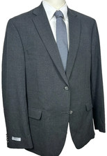 Alfani Men  s Suit Jacket 44R Charcoal Gray Slim Fit Stretch NWOT