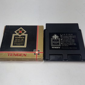 Pac-Man Tengen Black Cart (Nintendo NES, 1990) Authentic Tested