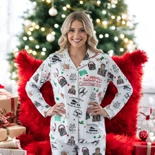 Christmas Griswold Vacation Pajamas Griswold Xmas Pajamas Set Christmas Movie Pa