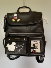 Desigual Rucksack Schwarz mit Mickey Mouse