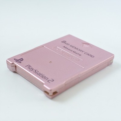 PS2 Memory Card 8MB Fujiwork PINK Memory King Playstation 2 Made